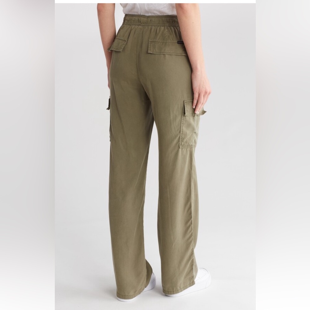 NWT Sanctuary Caravan Tencel Green Cargo Pants Sizes XS, S, M, L & XL - Picture 2 of 4